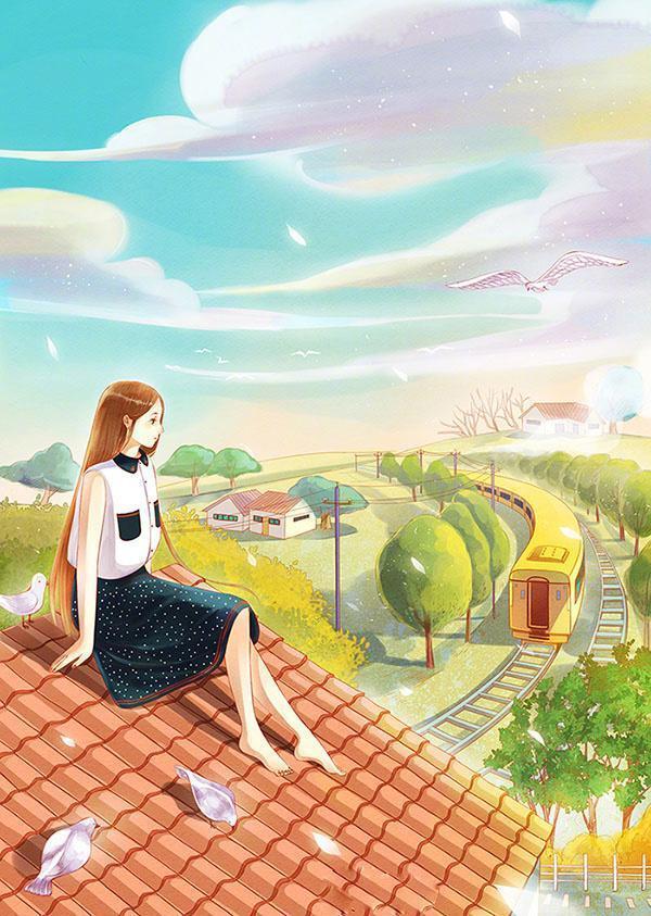 落日余晖的优美句子29句，温柔治愈，仙气飘飘